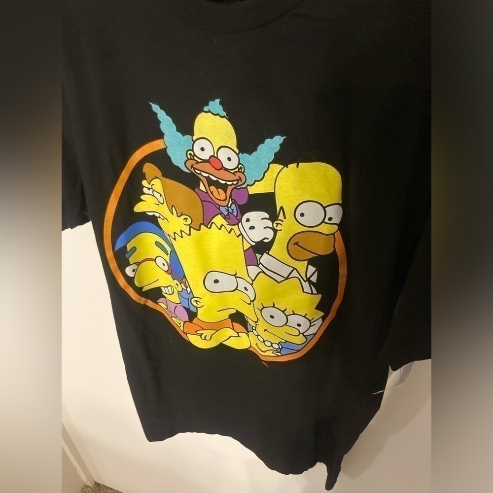 The Simpsons black character t-shirt in size Large. NWT - Picture 2 of 3